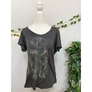 O'Neill L grey graphic short-sleeve polar bear